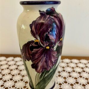 Elegant Hand Painted Vase by Santa Barbara Ceramic Design. By Gary Ba-Han